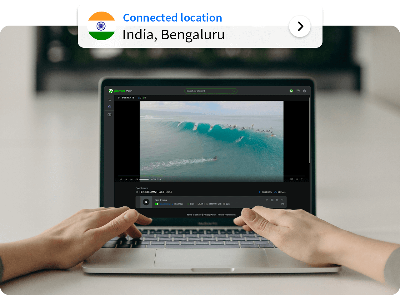 Connect to the best VPN for torrenting
